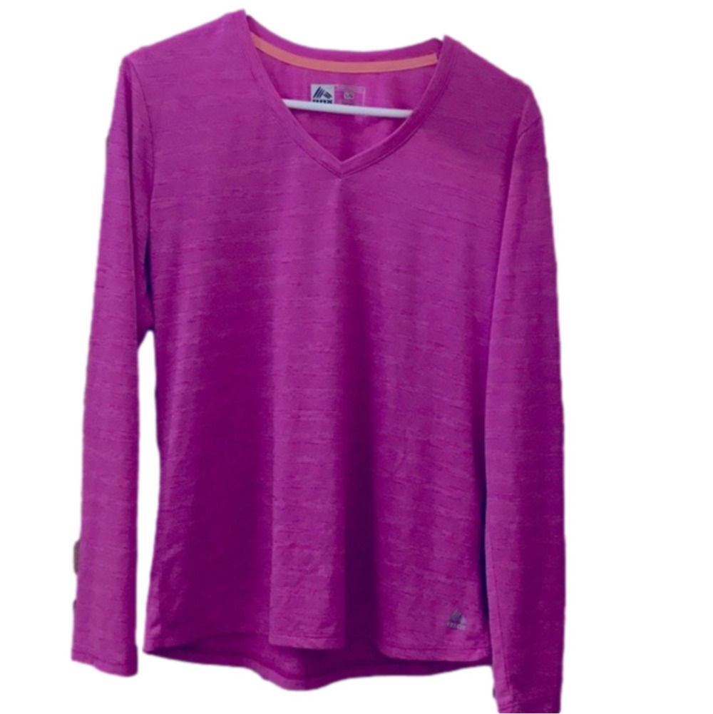 WOMENS’ size large RBX dri-fit long sleeve pink athletic shirt